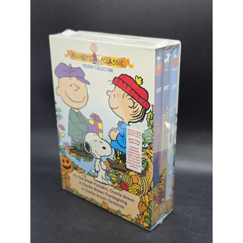 Peanuts Classic Holiday Collection(3 DVD Set)New Great Pumpkin Thanksgiving Xmas